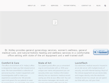 Tablet Screenshot of drmholley.com
